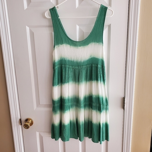 Illa Illa Green Tie Dye Sundress Size Small - Picture 1 of 10